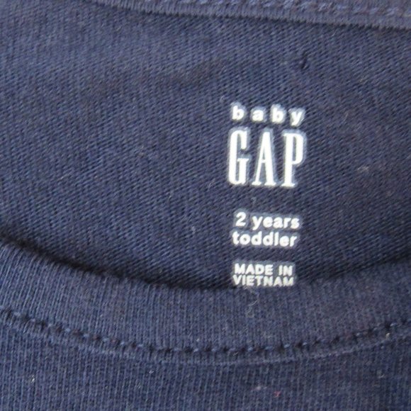 2 Baby GAP Toddler Twist Front Graphic Shirts Top - Picture 9 of 9